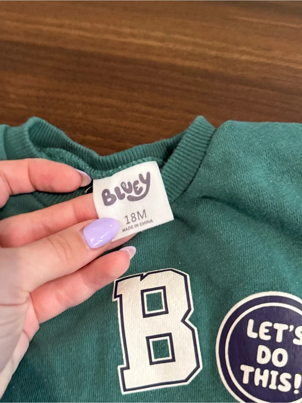 Baby boy bluey sweatshirt and pants set
